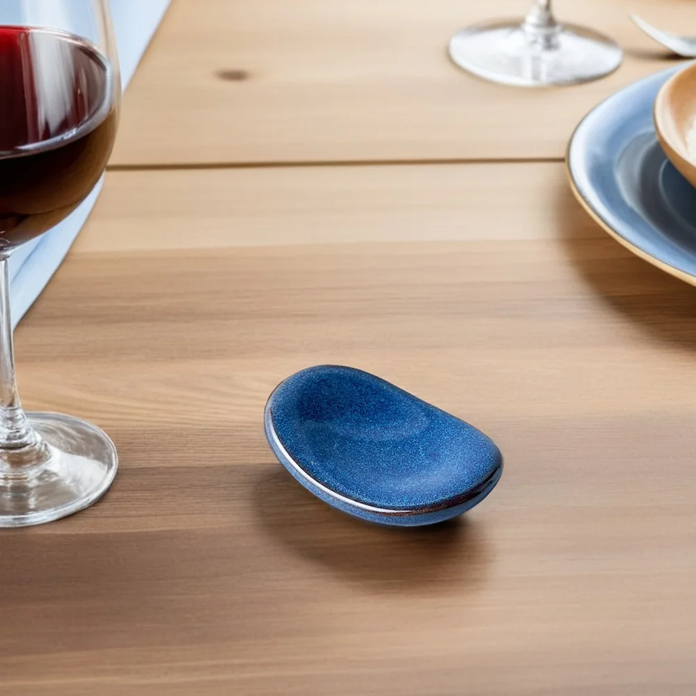 

3Pcs Ceramic Spoon Rest Heat Resistant Utensil Holder Stove Top Coffee Spoon Holder Kitchen Counter Accessories Tableware