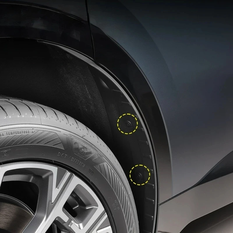 High Quality No Drill Rear Door Mud Flaps Liner Front Rear Wheel Mudguard Modification Accessories LYNK & CO 900