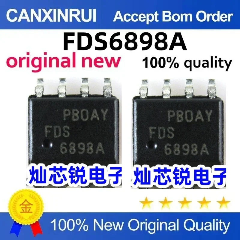 (5-100 pieces) Brand new stock 6898A FDS6898A SOP-8