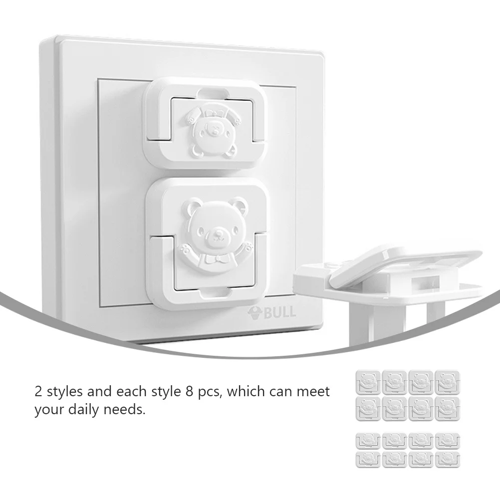 16個入り安全プラグカバー、空洞を埋める、プラグ穴を保護するベビーセーフティアクセサリー、コンセントカバー、ベビーセーフティコンセントカバー