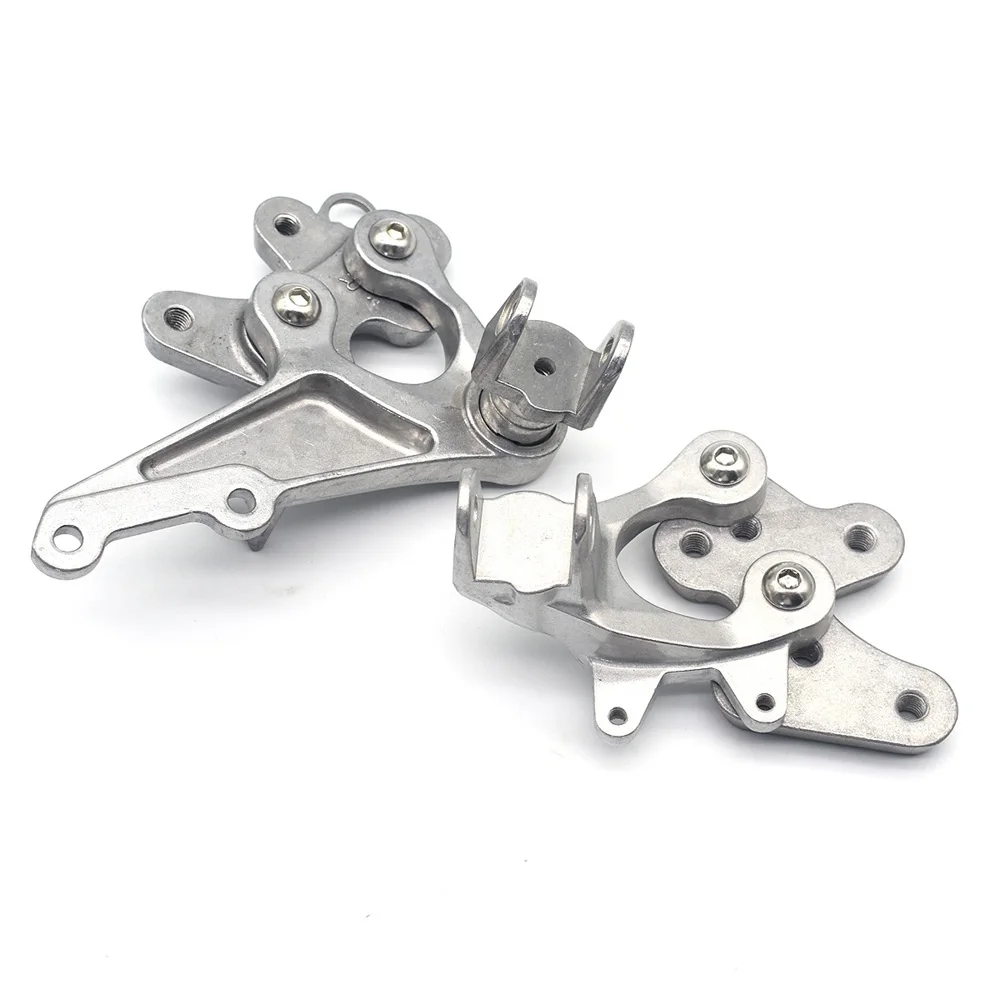 Motorcycle Front Foot Pegs Footrest Bracket For Suzuki GSXR600 GSXR750 GSXR 600 750 2011-2018 GSXR1000 GSX-R 1000 2009-2017