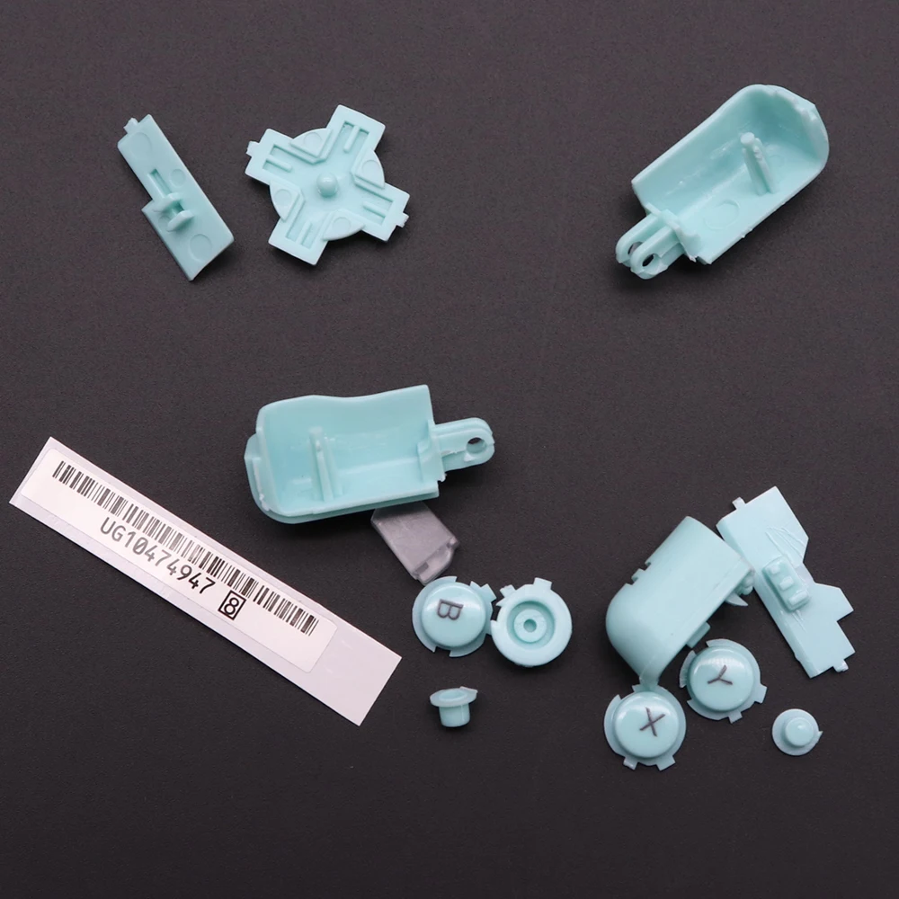 Full Buttons Set A B X Y abxy L R D-Pad Cross Button For Nintend DS Lite for NDSL Buttons & Conductive Rubber