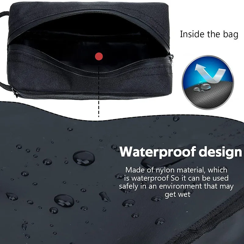 Saco de maquiagem impermeável para senhoras e homens, Toiletry Bag, Cosmetic Case, Beauty Wash Pouch, Handbag Organizer, Travel, Men, Women