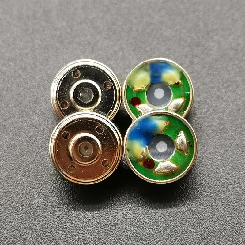 وحدة مكبر صوت 10 مللي متر وحدة سماعة أذن مغناطيسية قوية 10 مللي متر 5 فتحات حلقة حديد تحليل مجال الصوت القوي للصوت منخفض التردد