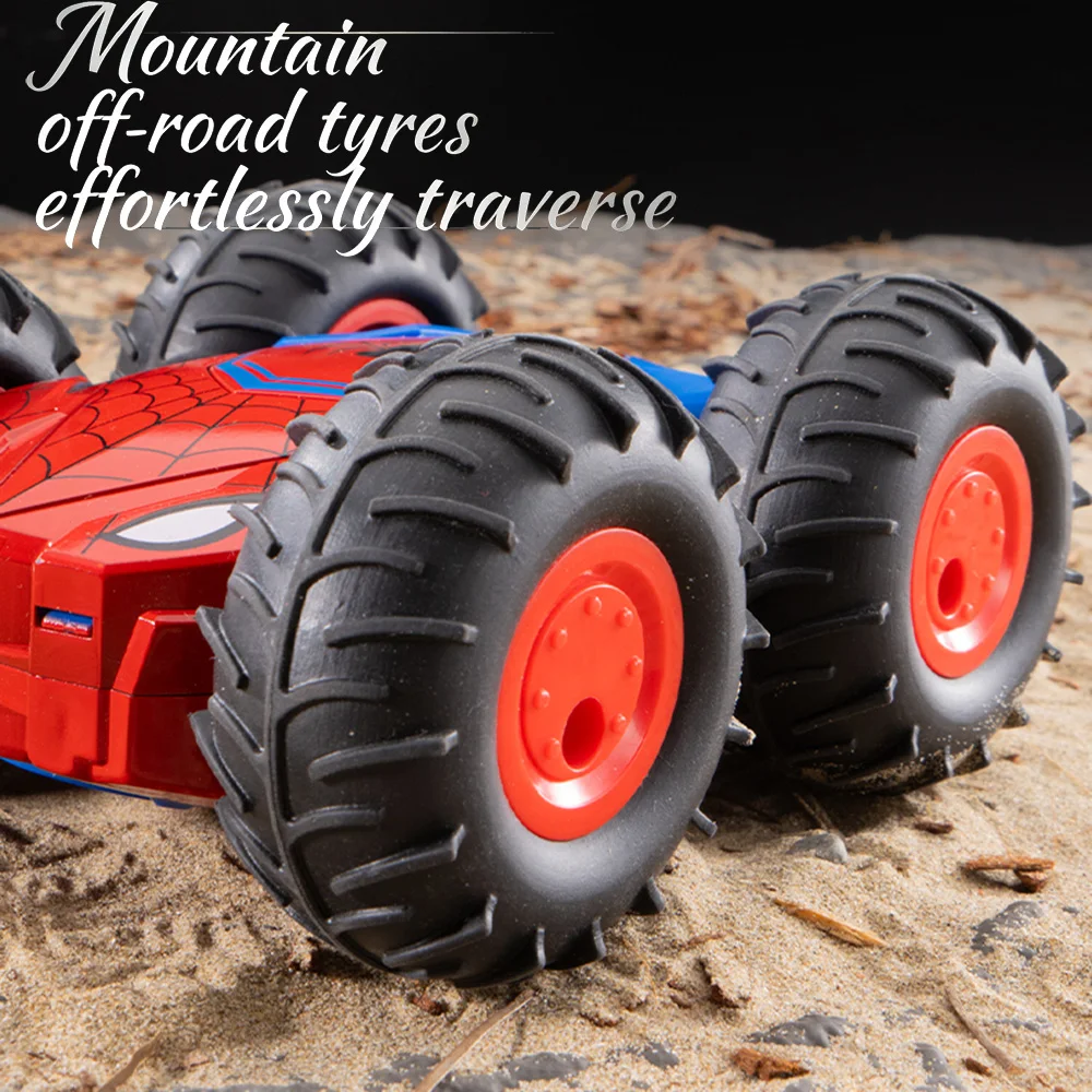 

Genuine The Avengers Double-Sided Stunt Climbing Car Marvel Spider-Man Electric Remote-Controlled Toys Car Friend Birthday Gifts
