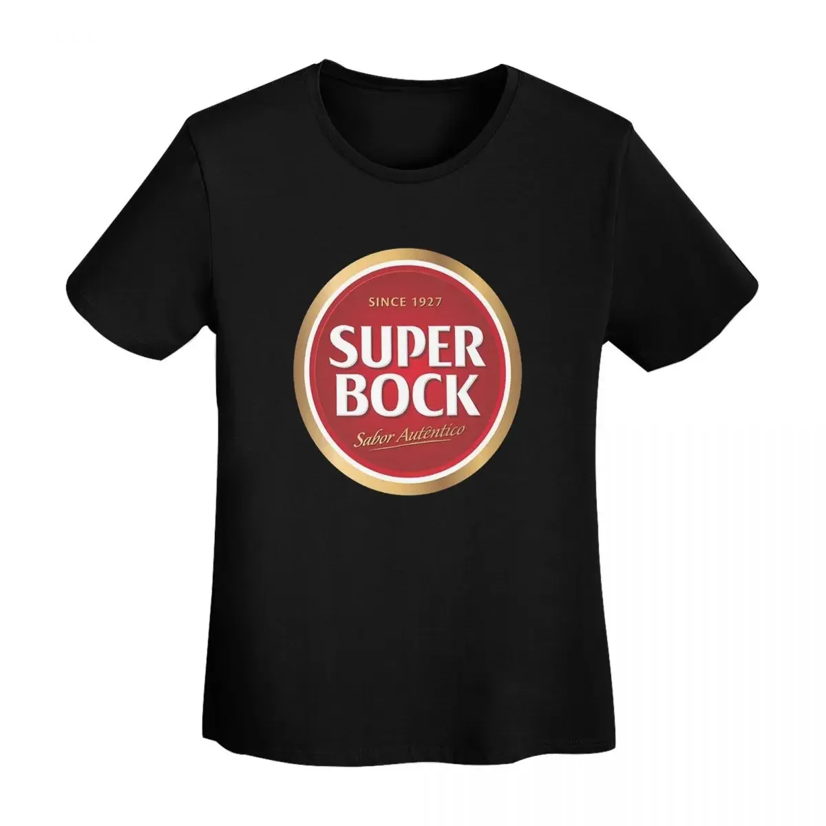 Camiseta Super Bock Since 1927 para mujer, camisetas de manga corta con cuello redondo, ropa de calle de algodón, camisetas de verano, ropa de calle