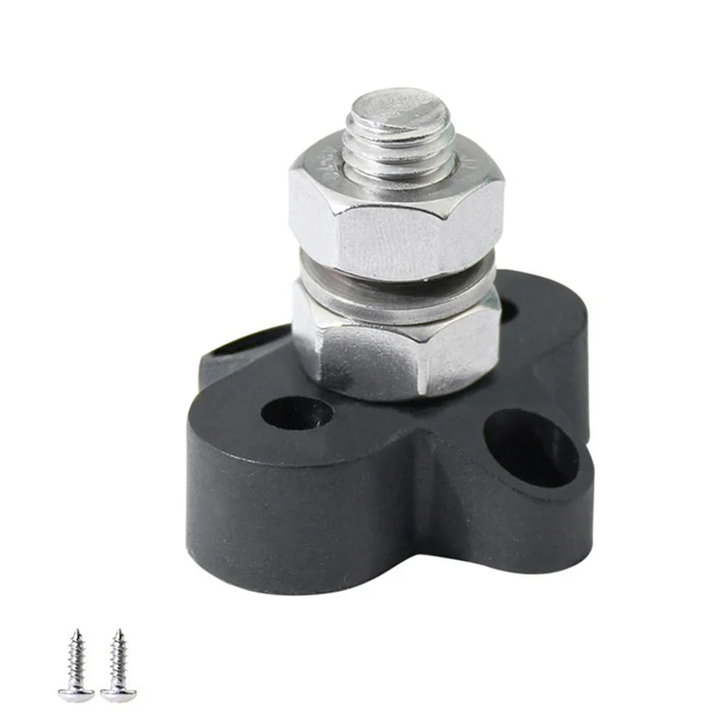 

Y50A-6Pcs DC 48V 150A Шина M10 Клеммная колодка Шпильки Разъем для распределения питания аккумулятора Разъем шины для лодки на колесах