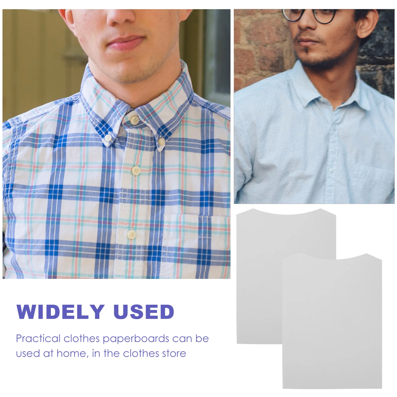 

10pcs Shirt Lining Boards T-Shirt Paperboard Liners Clothing Paperboard Shirt Inset Form Clothes Folding Board