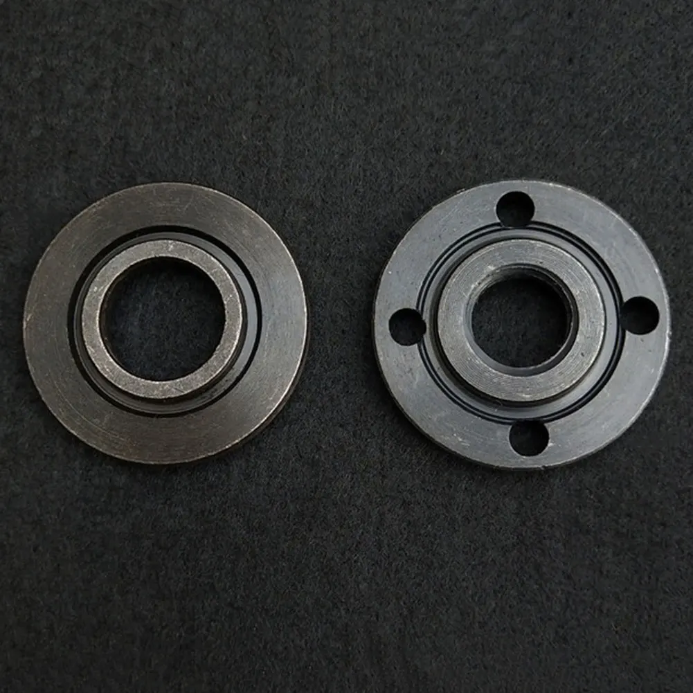 Imagem -03 - Thread Angle Grinder Inner e Outer Flange Nut Grupo Metal Substituição para 14 mm Spindle Power Tool Aço Lock Nuts Ferramentas de Hardware M14