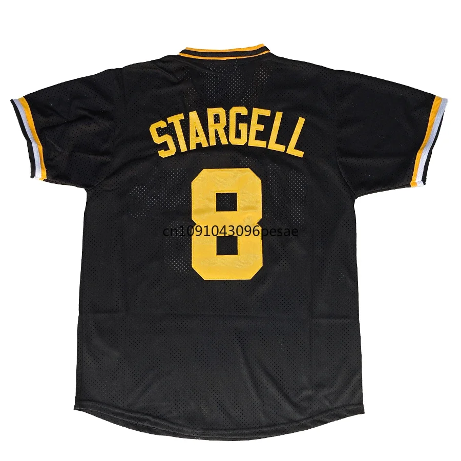 روبرتو كليمنتي جيرسي 21 الأمريكية بيتسبرغ ريترو البيسبول الفانيلة 8 ويلي ستارجيل جيرسي جميع مخيط الولايات المتحدة رجل حجم M-XXXL