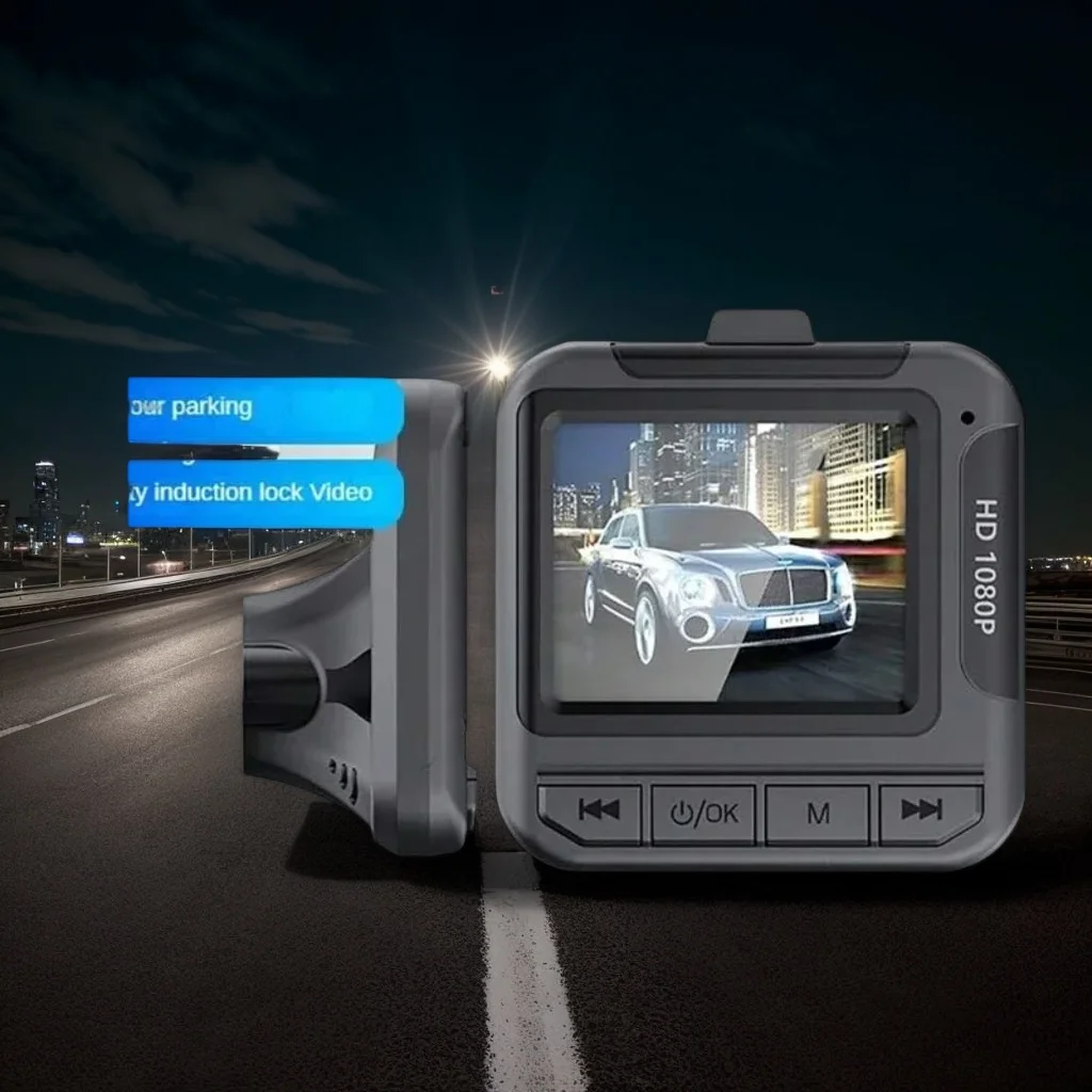 

​ ​ Автомобильный видеорегистратор 1080P HD — видеорегистратор с зеркальной камерой заднего вида для транспортных средств ​ ​