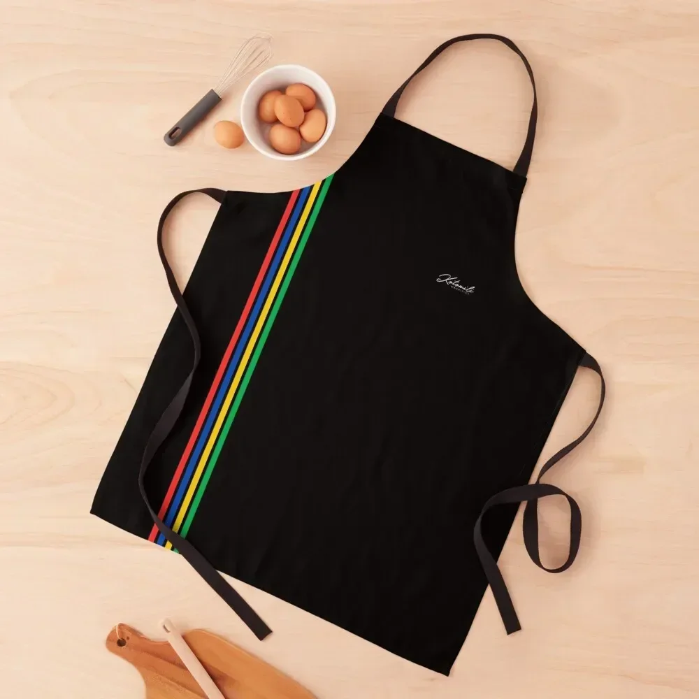 

Mauritian stripes Apron Kitchen Items Customizable Woman beauty master Cooking Apron