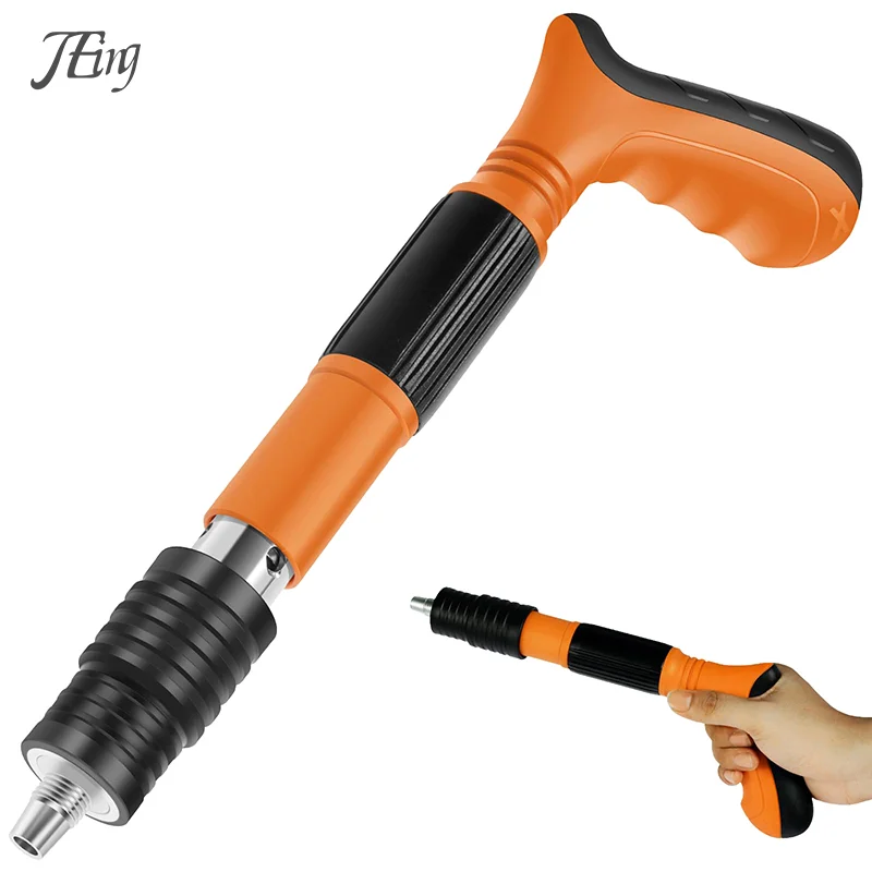 Manual Nail Tool Mini Ceiling Artifact Small Cannon Steel Nail Tool Multi-Function Rivet Air Nailer Home Wall Fastening Tool