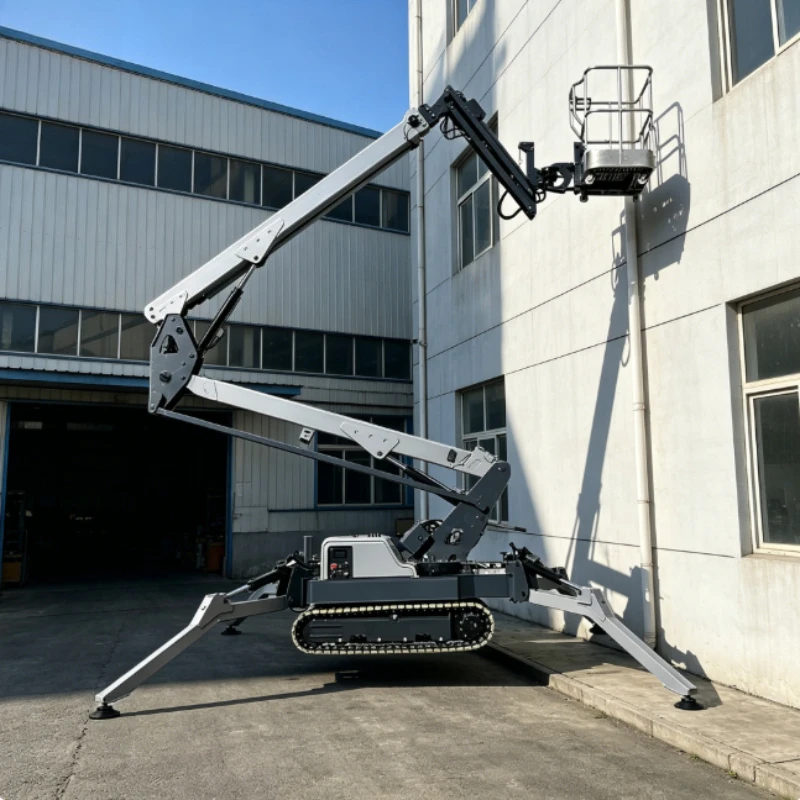 10-24M All Terrain Spider Articulated Crawler Boom Lift New Steel Aerial Work Platform Electric Hydraulic Telescoping Lift