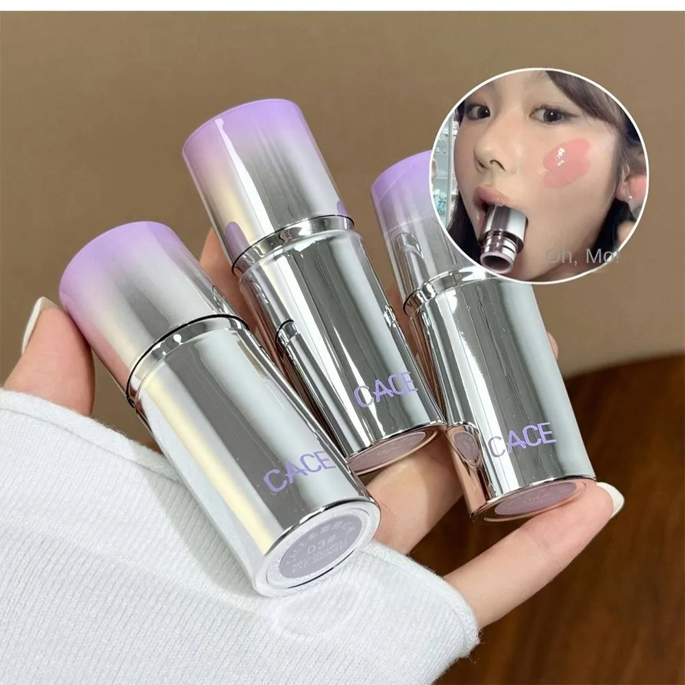 

4 Colors Liquid Blush Moisturizing with Spone Head Cheek Liquid Blush Cream Longlasting Color Enhancing Makeup Rouge