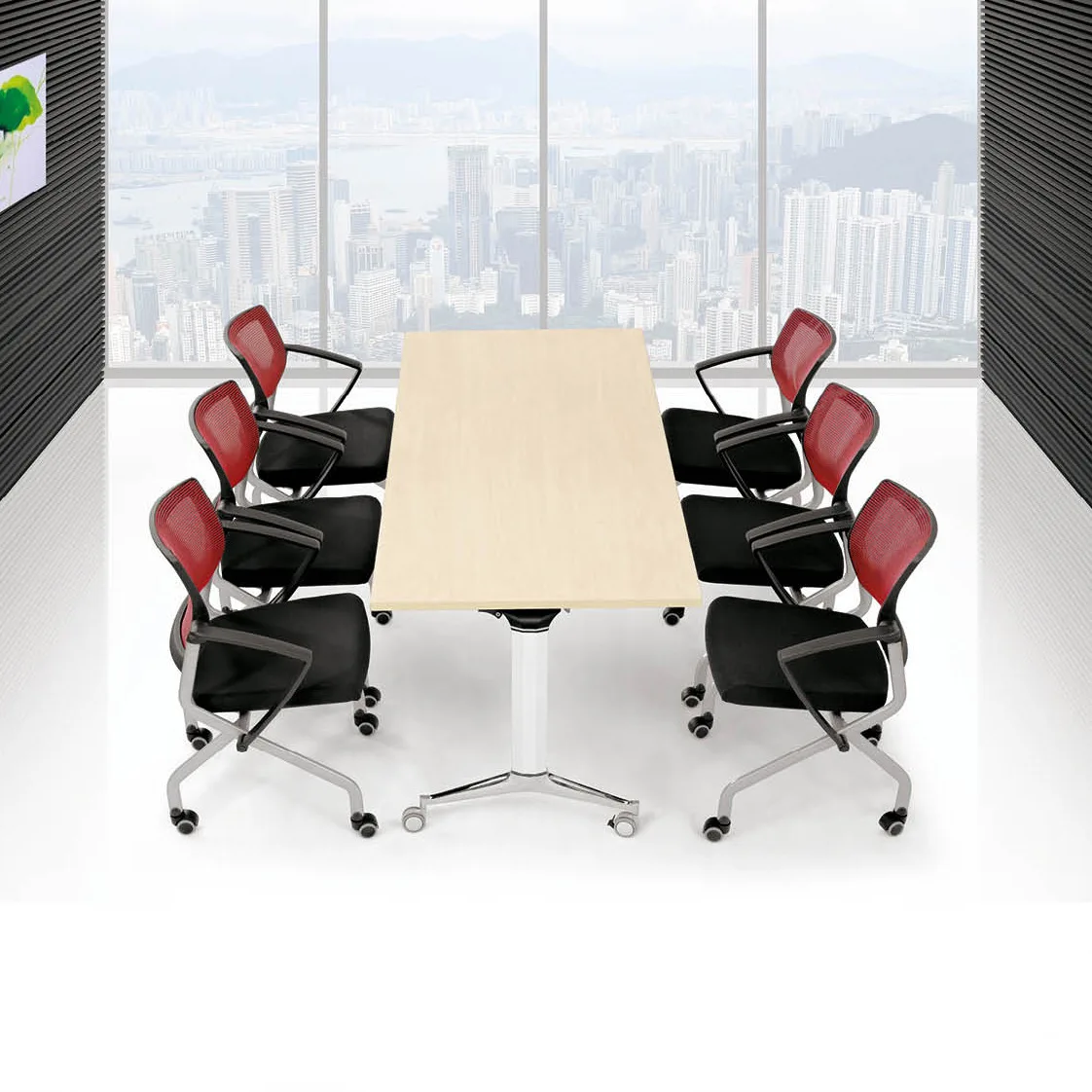 Combination, bar, folding training table, large and small conference, minimalist, modern, office