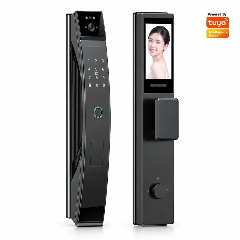 Smart Entry Password Door Lock Automatic Facial Recognition Visual Cat Eye Electronic Fingerprint Lock Remote Control