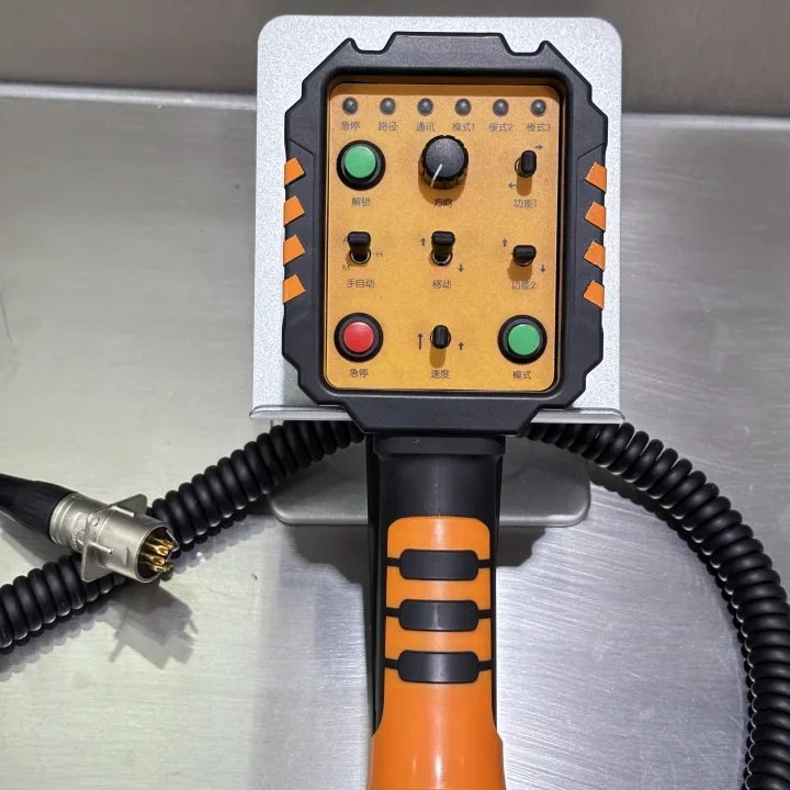AGV Remote Control Handle Control for Automatic Guided Vehicle Wired Hand Operator Forklift Wired Hand Controller