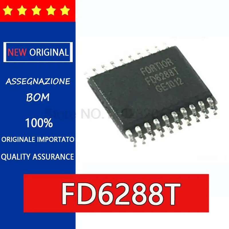 5pcs original FD6288 FD6288T TSSOP20 Model aircraft electrical modulation IC chip Model aircraft electrical