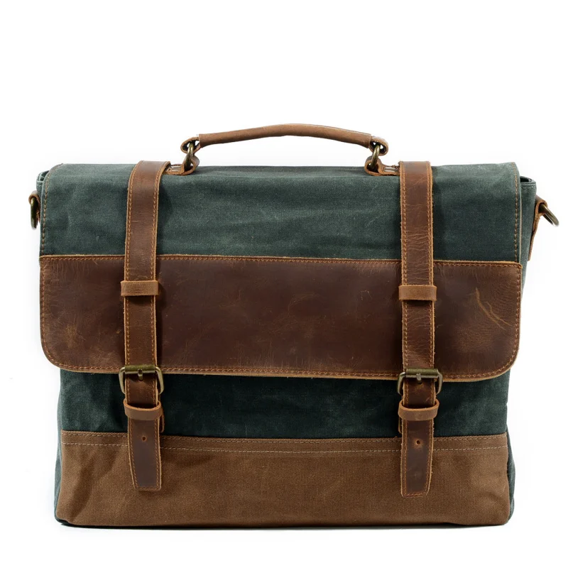 porte-documents-en-cuir-cire-impermeable-a-base-d'huile-pour-homme-sac-d'affaires-retro-avec-bandouliere-et-poignee
