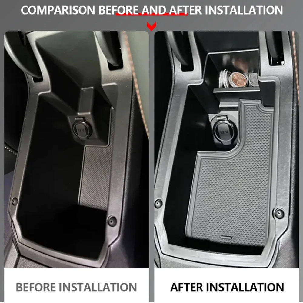 ل Cupra Formentor 2023-2025 ل سيات ليون MK4 KL1 KL8 مسند ذراع السيارة صندوق تخزين مركز علبة القفازات المنظم اكسسوارات