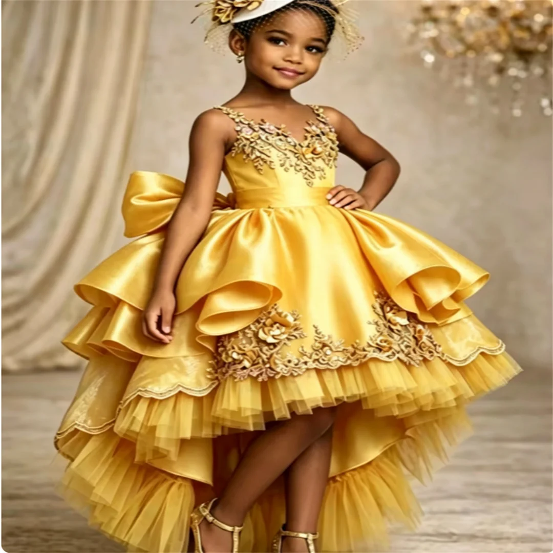 lovely-quality-flower-girl-dress-satin-fluffy-for-girls-wedding-birthday-party-evening-baptism-gown-customizable-color-size