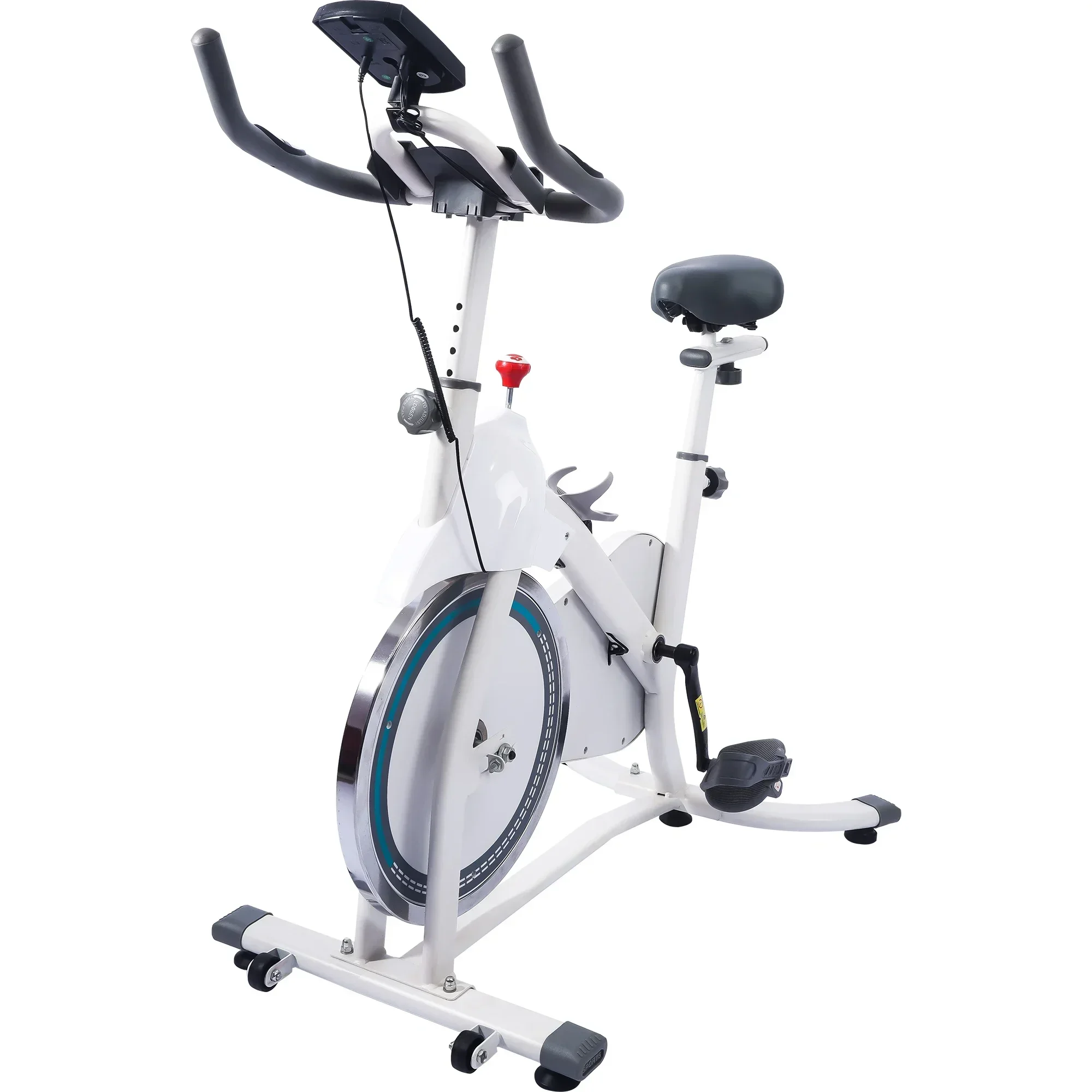 Silent Indoor Fitness Spin Bike For Home Exercise Weight Reduction Features Comfortable Cycling Experience