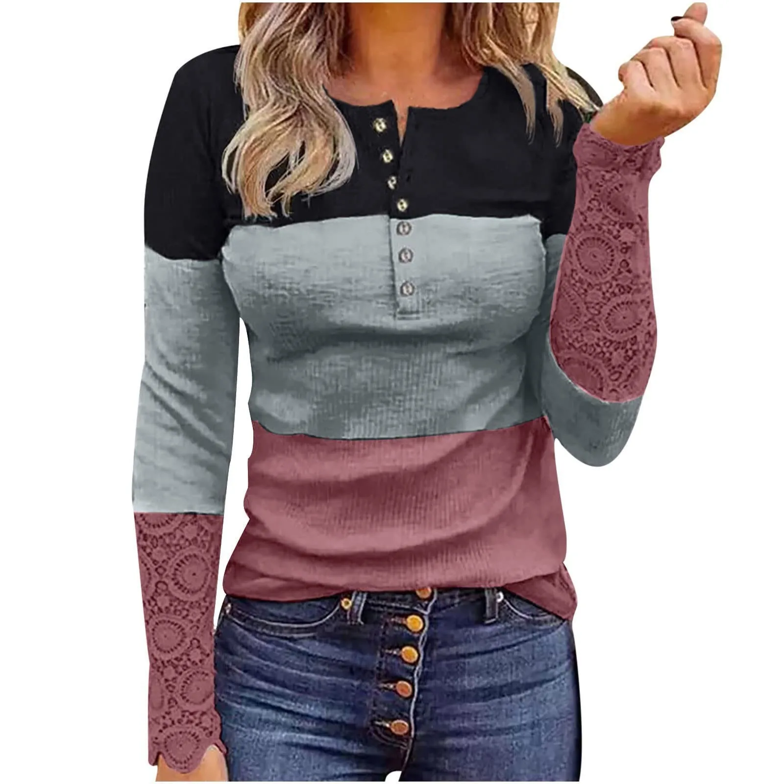 Autunno inverno donna O collo Casual manica corta Casual confortevole t-shirt con stampa allentata Top 2023