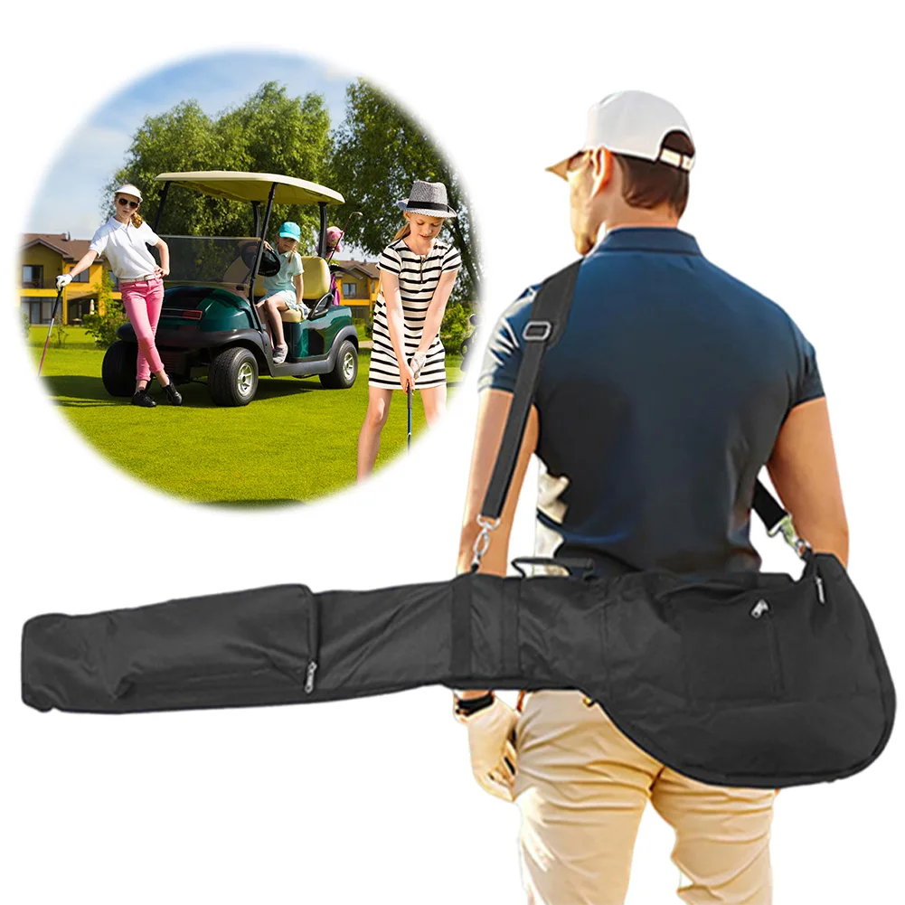 

Golf Sunday Bag Foldable Mini Golf Bag Waterproof Golf Carry Bag Golf Club Travel Bag for 8-10 Golf Clubs