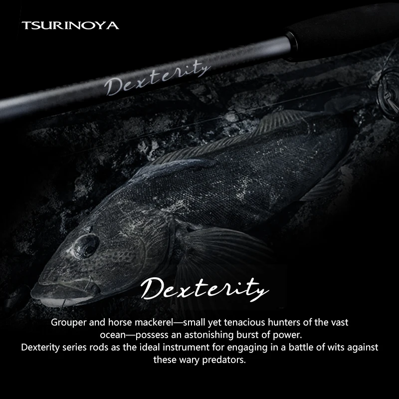 TSURINOYA MEBARU Fishing Rod DEXTERITY 2.08m 2.28m LightGame S6102UL S762L FUJI A guide 2 Section XF Action Rockfish Fishing rod - view 3