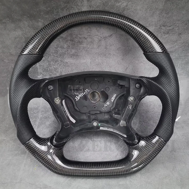 Carbon Fiber Steering Wheel For Mercedes Benz R230 W219 W209 w211 CLK