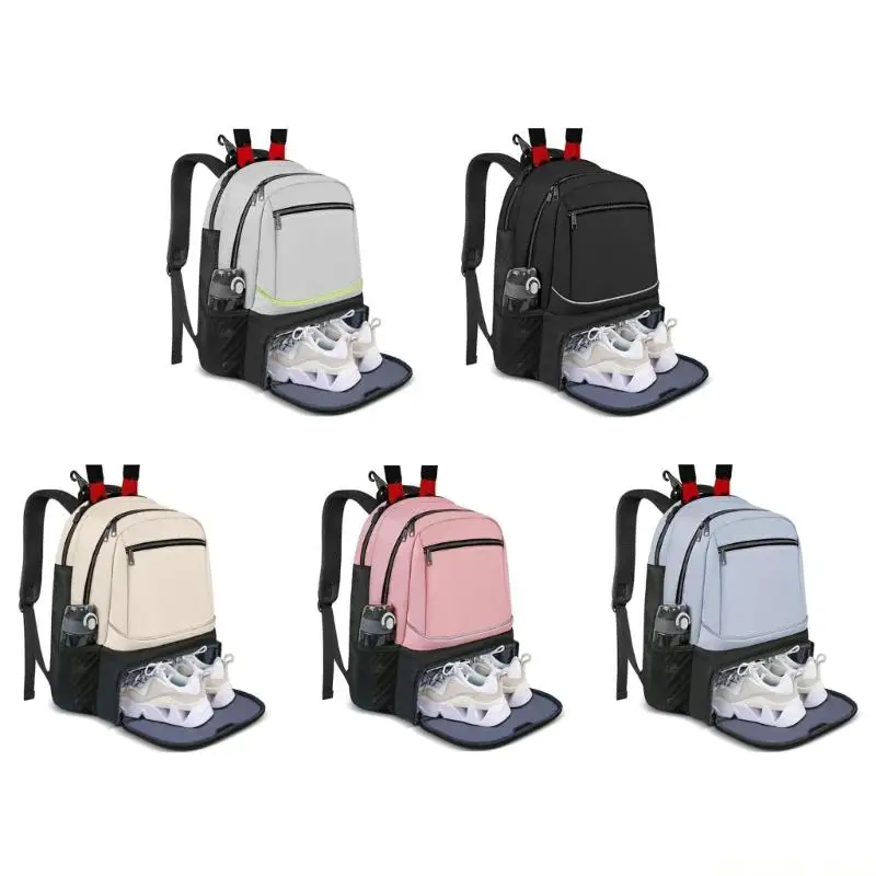 

31BE Tennis Backpack Portable Racquet Carrying Bag Tennis Storage Bag for Squash Racquet, Badminton Racquet, Tennis Racket