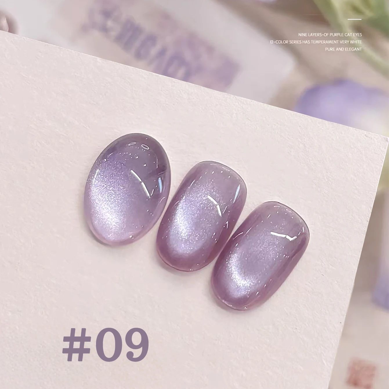 1-12 stücke TC Beliebte Lila Cat Eye Nagellack Gel Set UV Gel Soak Off Nagel Magnetische Gel polnischen Nail art DlY Für Salon Zu Hause – Detail 11