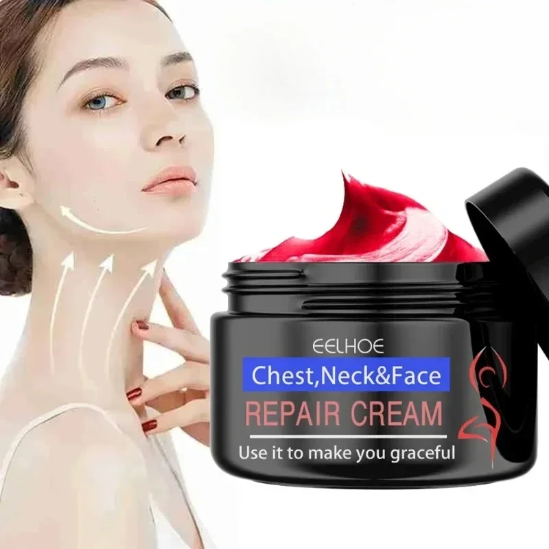 Neck Lines Protein Cream Collagen Neck Face Lifting Firming Lightening Smoothing Lotion Moisturizer Neck Rejuvenation Cream