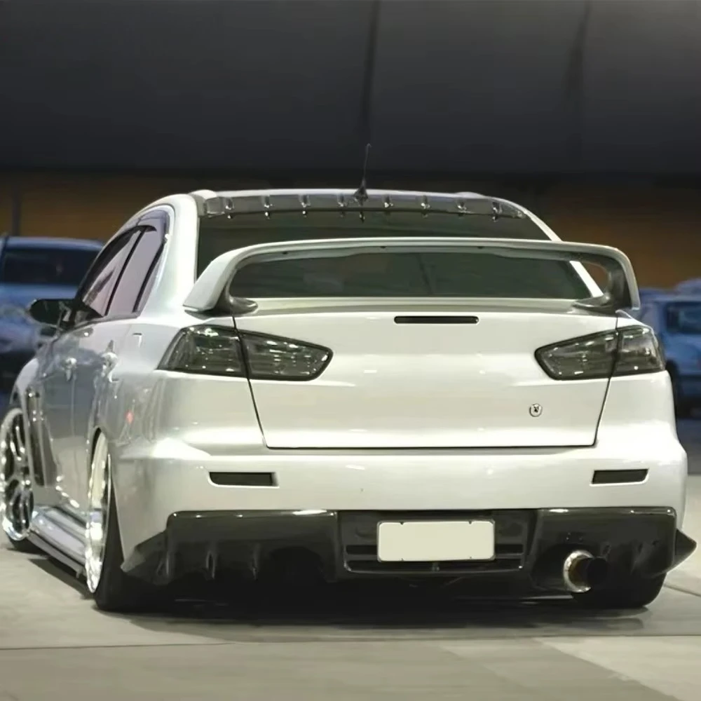 For Evolution X EVO 10 CZ4A 07-16 Carbon OE Type Rear Bumper Diffuser view 6