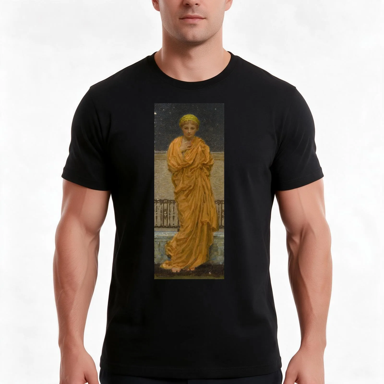 Stars Painted originally by Albert Joseph Moore T-Shirt Summer Casual Cotton Tee Oversized Streetwear Tops Unisex Men Women