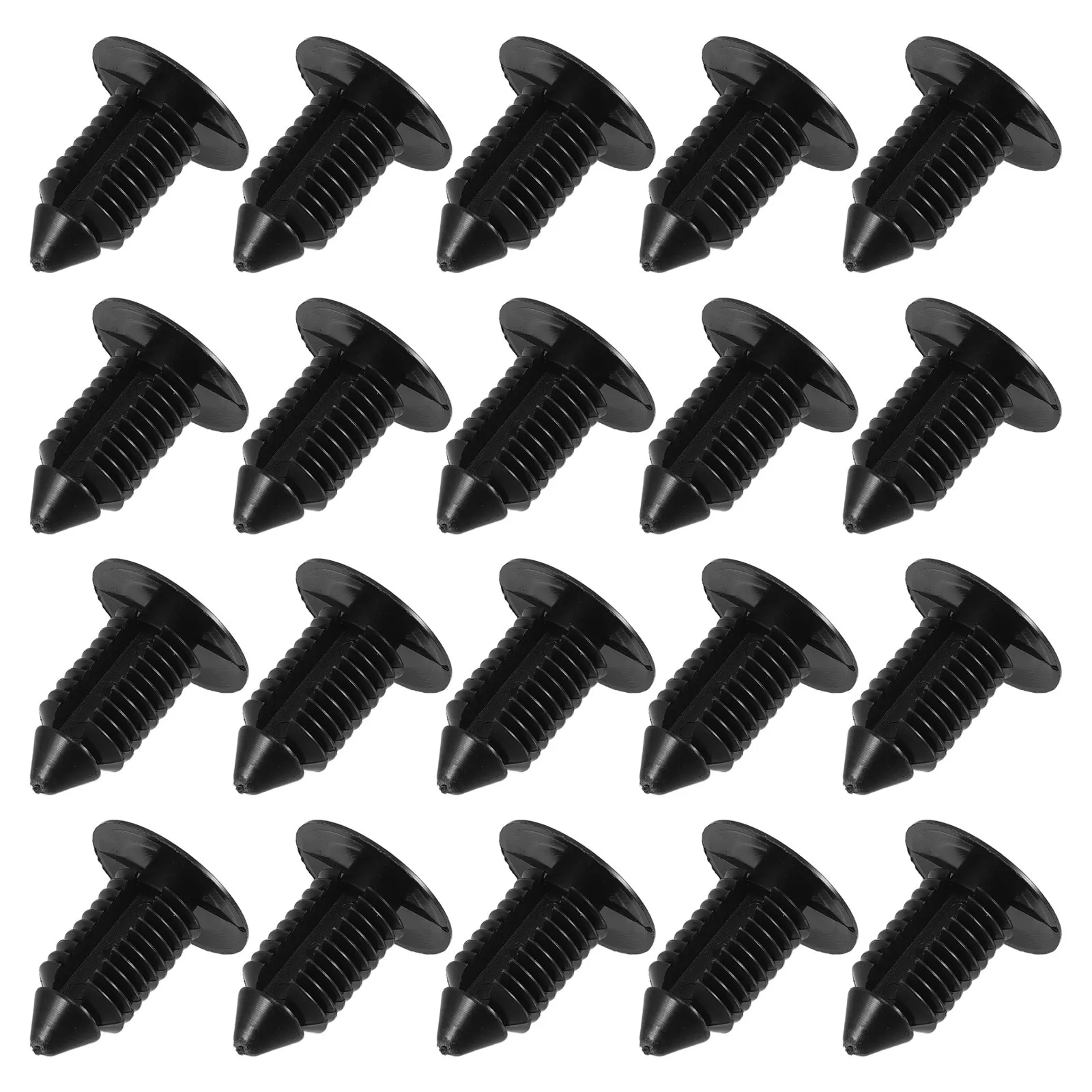 20Pcs Black Plastic Trunk Liner Fasteners Clip for Car Door Panel and Trim Retainer Easy Install Universal Vehicle Bumper Shield
