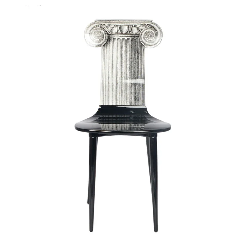 Roman Column Chair Classic Design Net Red Ins Have a Good Stay and Watch Dining Chair