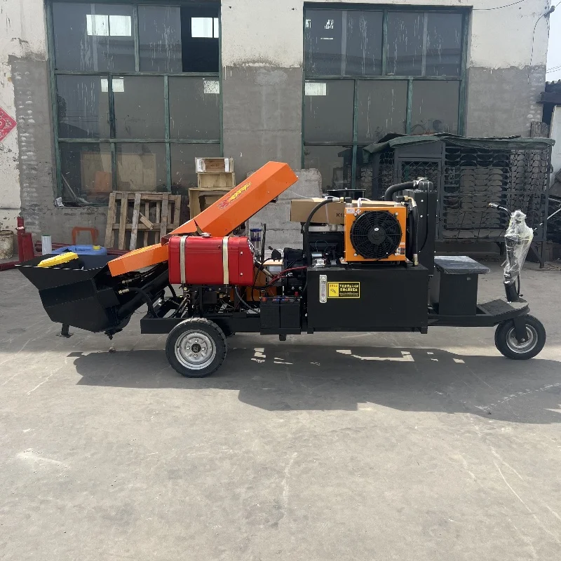 Customized CE Certified Concrete Mixer High Efficiency Concrete Mixer Pump For Construction