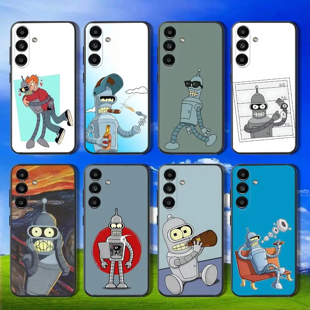 

Phone Case For Samsung Galaxy A13,A21s,A22,A31,A32,A52,A53,A71,A80,F-Futurama Funny B-Bender Soft Black Shell