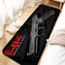 Heckler Koch Door Mat Entrance Non-slip Doormat Washable Kitchen Carpet Living Room Hallway Rugs Bathroom Bath Door Mats