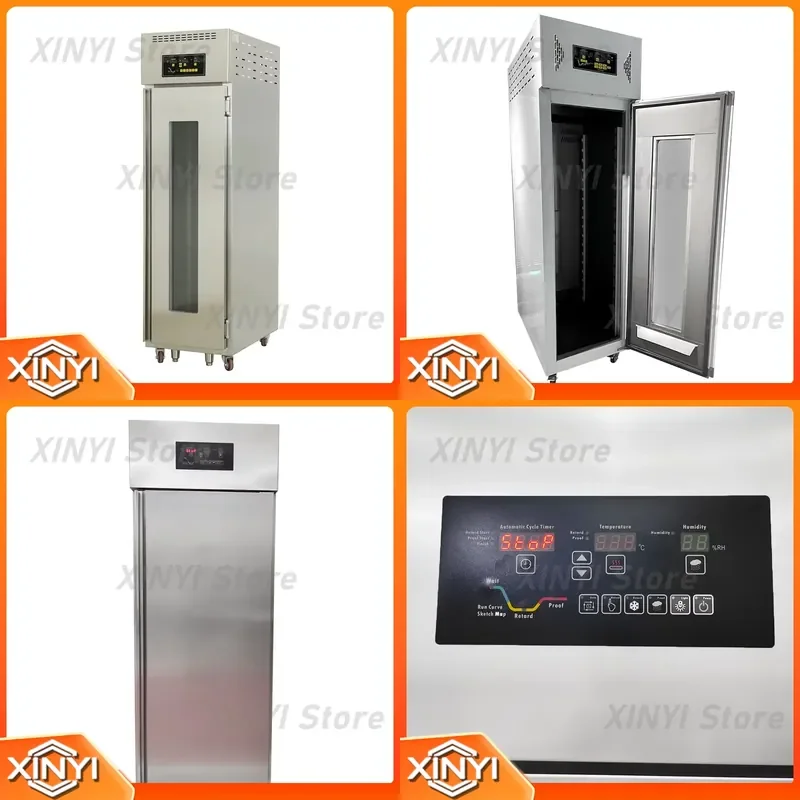 Commercial 18 Plates Frozen Fermentation Machine with Spray Function Fermentation Cabinet Bread Fermentation Maker