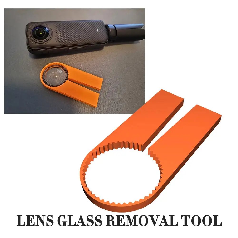 Lens Cover Remover Gereedschap Voor Insta360 X4 Lens Glas Plastic Demontage Tool 3D Gedrukt Actie Camera Accessoires