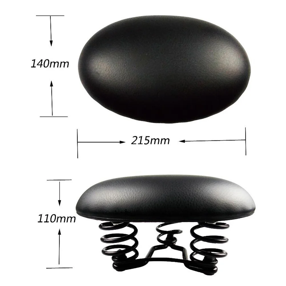 

Noseless Bike Cushion Absorbent Saddle High Elastic Spring for Long Distance Cycling Noseless Bike Saddle