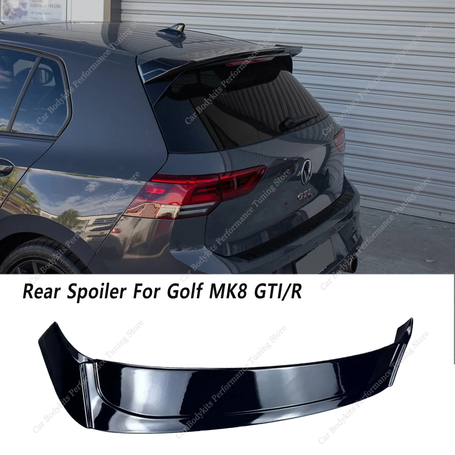 

Gloss Black Rear Roof Spoiler Wing For VW Golf MK8 GTI GTD GTE R Hatchback 2020-2026 Rear Top Tail Wing Bodykits Tuning