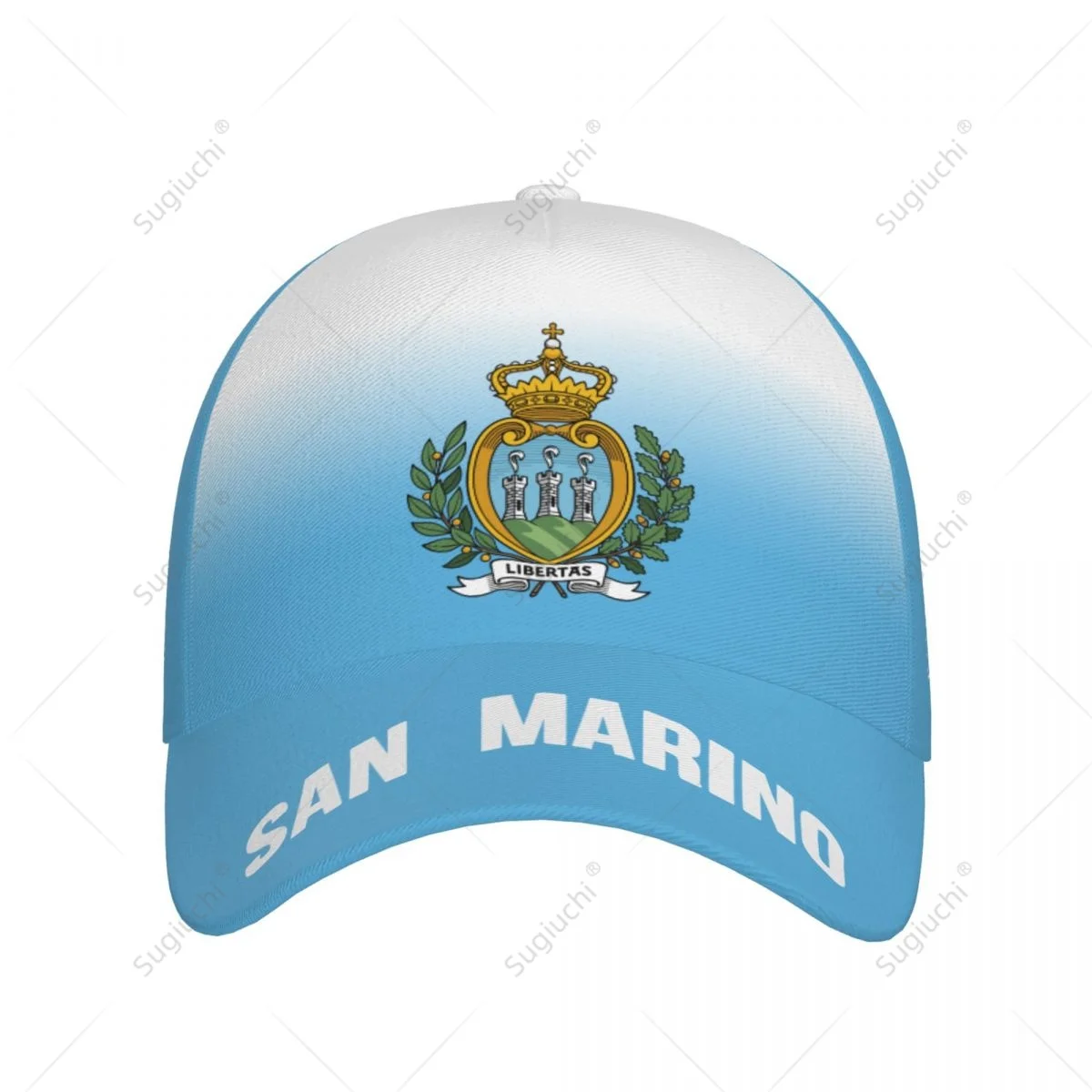 Unisex Baseball Cap Hat San Marino Flag Gradient Color 3D Printing for Tennis Outdoor Bike Bicycle Golf Baseball Sports Fans