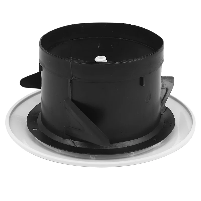 

Y50A-6 шт., регулируемый воздуховод из АБС-пластика, круглый потолочный вытяжной вентилятор, белый линейный воздуховод, выходное вентиляционное отверстие, 4 дюйма