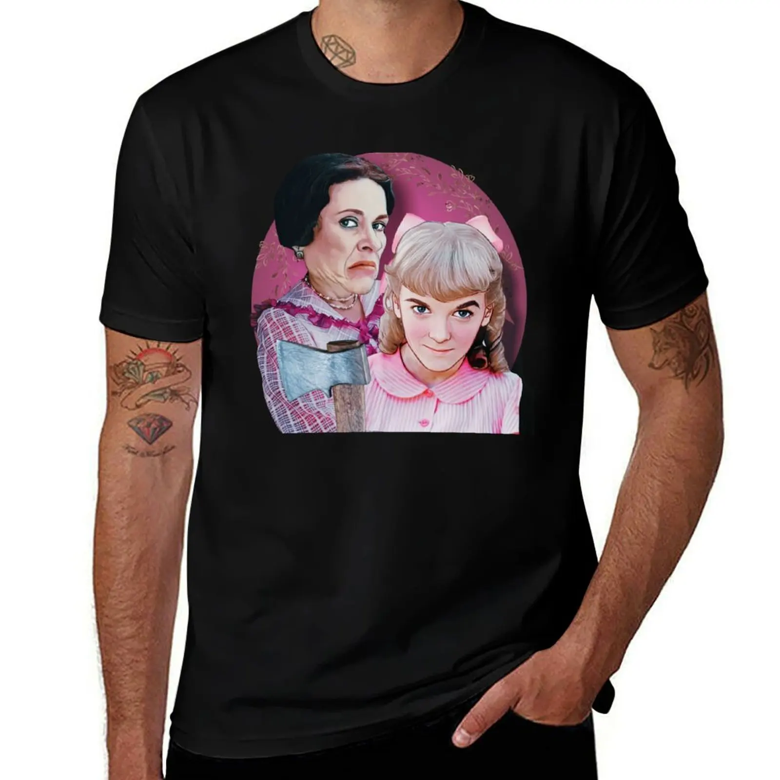 

Harriet and Nellie Oleson T-Shirt t shirt custom print t shirts for man graphic tees man t shirt cotton high quality T-shirt