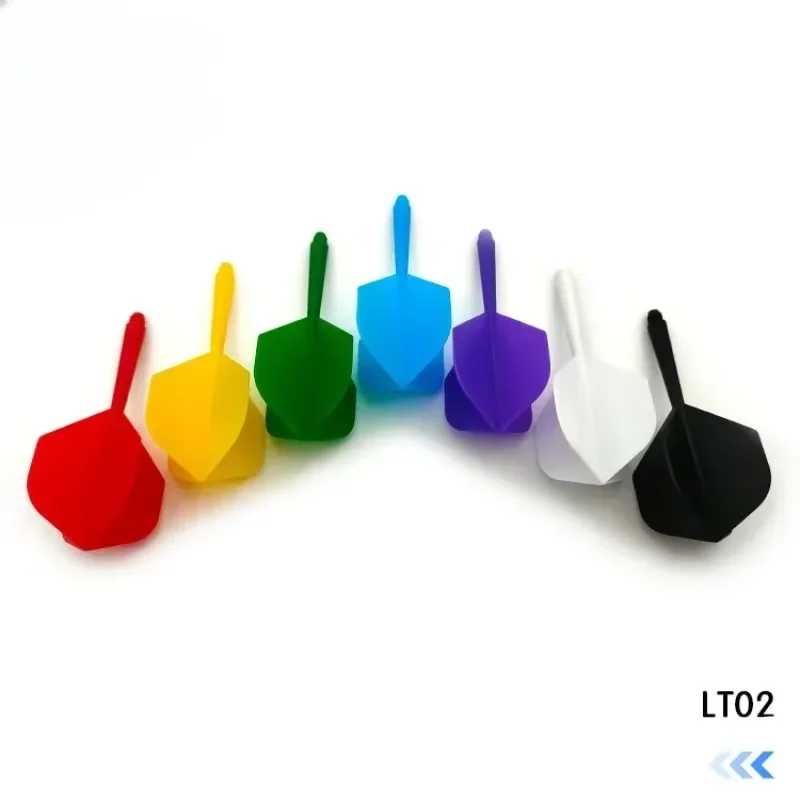 6PCS Professional Dart Flights 2BA Screw Soft In-one Integrated Dart Flights and Shafts LT02 Entertainment Toys