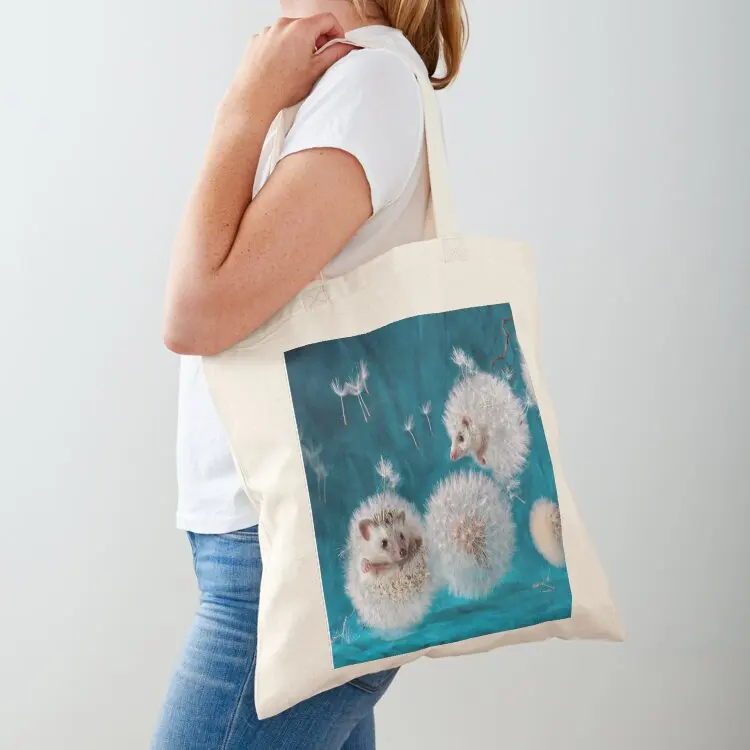 

Hedgehogs- dandelions. Photographer Eremina Elena. Tote Bag tote bag men's bags for women Candy bags Handbags